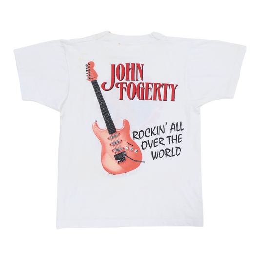 1986 John Fogerty Rockin All Over The World Tour Shirt