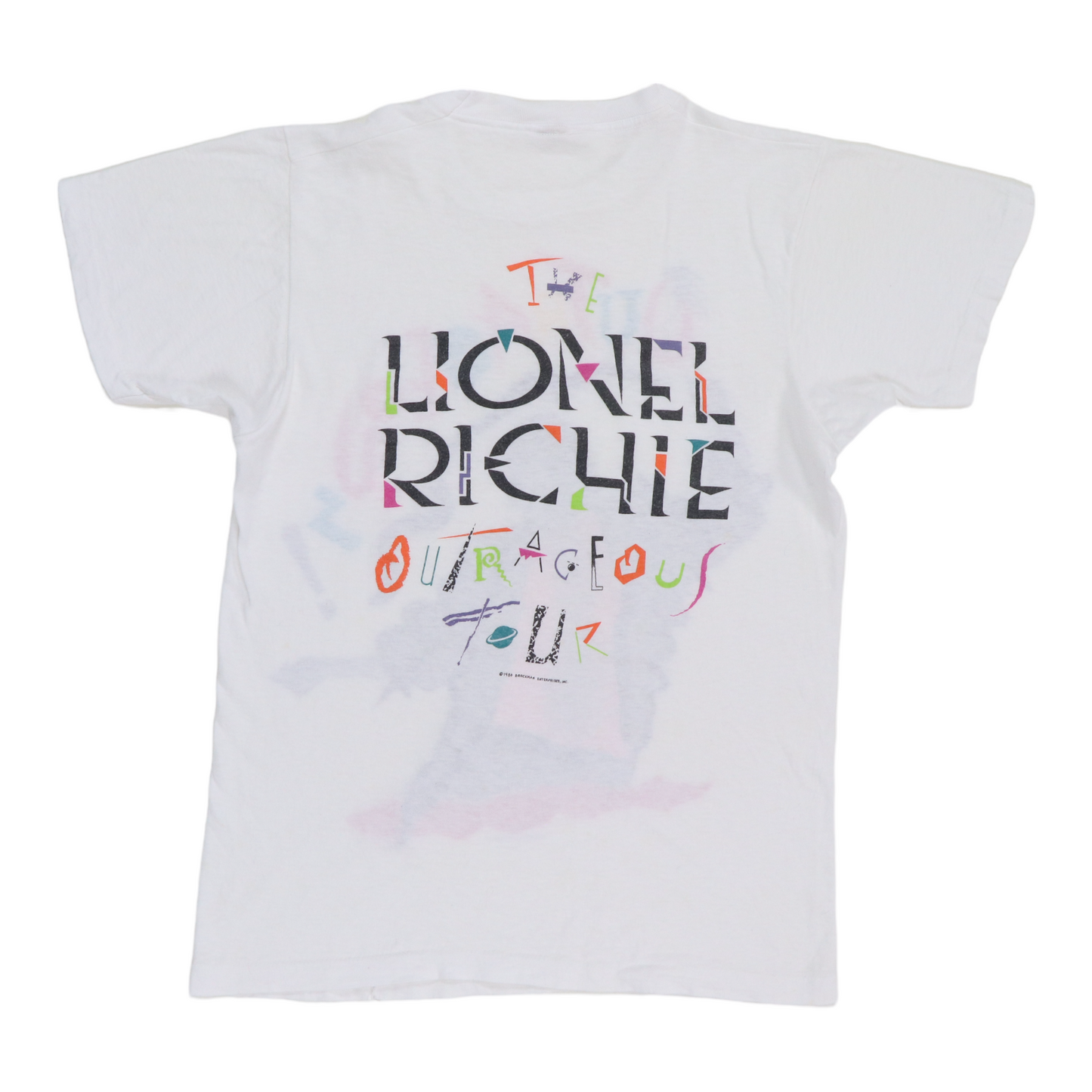 1986 Lionel Richie Outrageous Tour Shirt