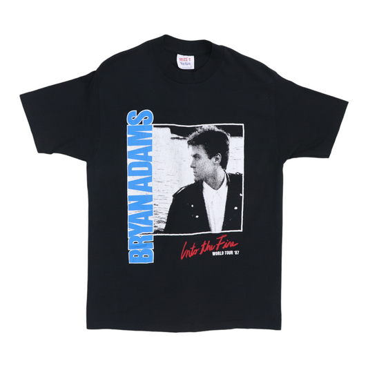 1987 Bryan Adams Into The Fire Tour Shirt