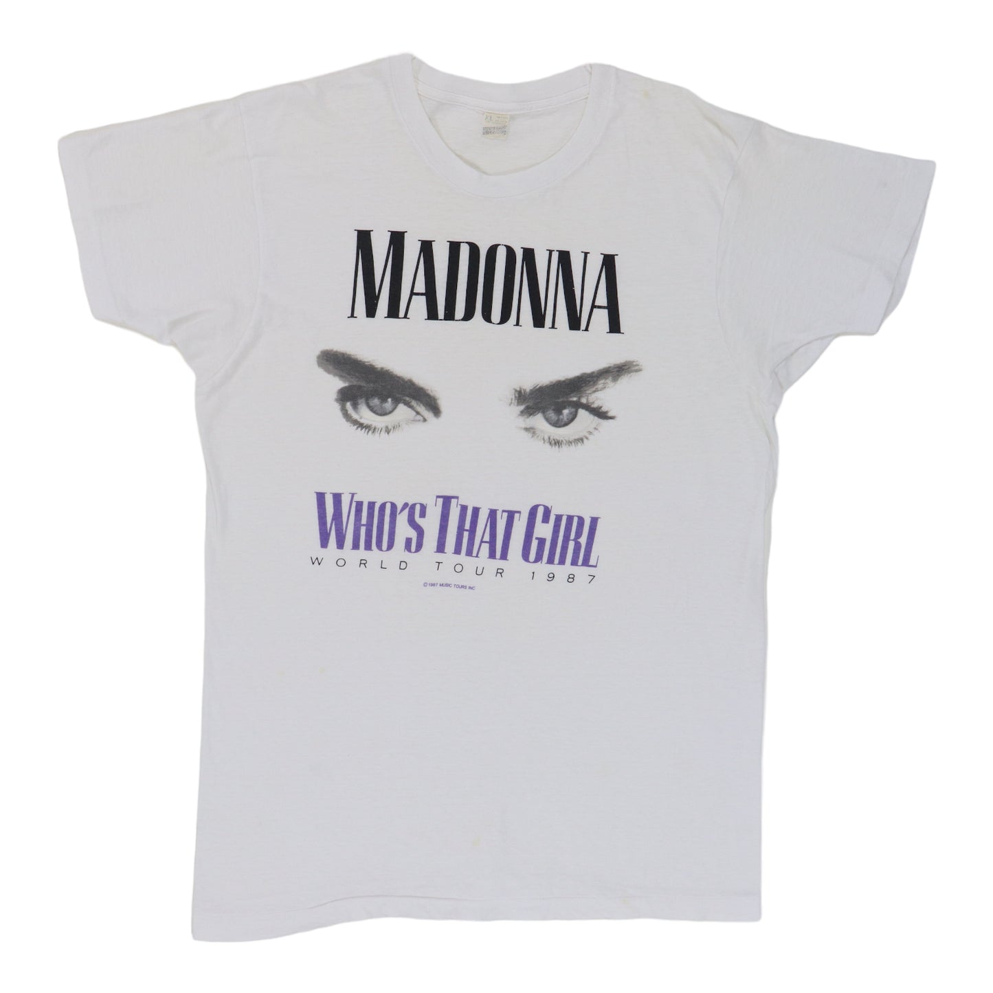 1987 Madonna Who's That Girl Tour Shirt