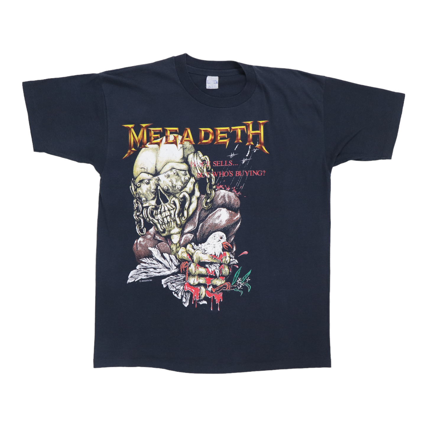 1987 Megadeth Peace Sells Tour Shirt