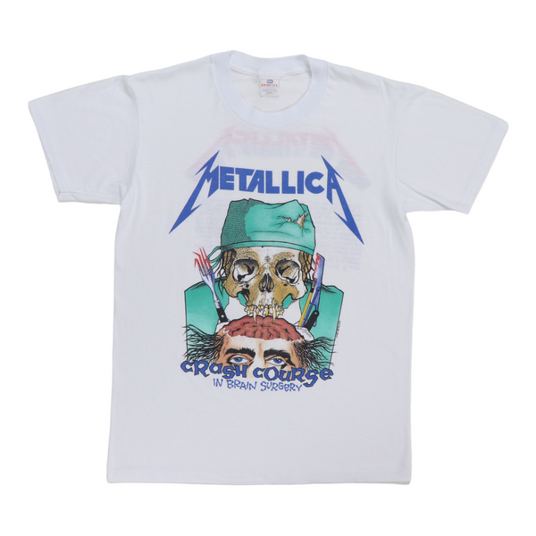 1987 Metallica Crash Course In Brain Surgery Shirt