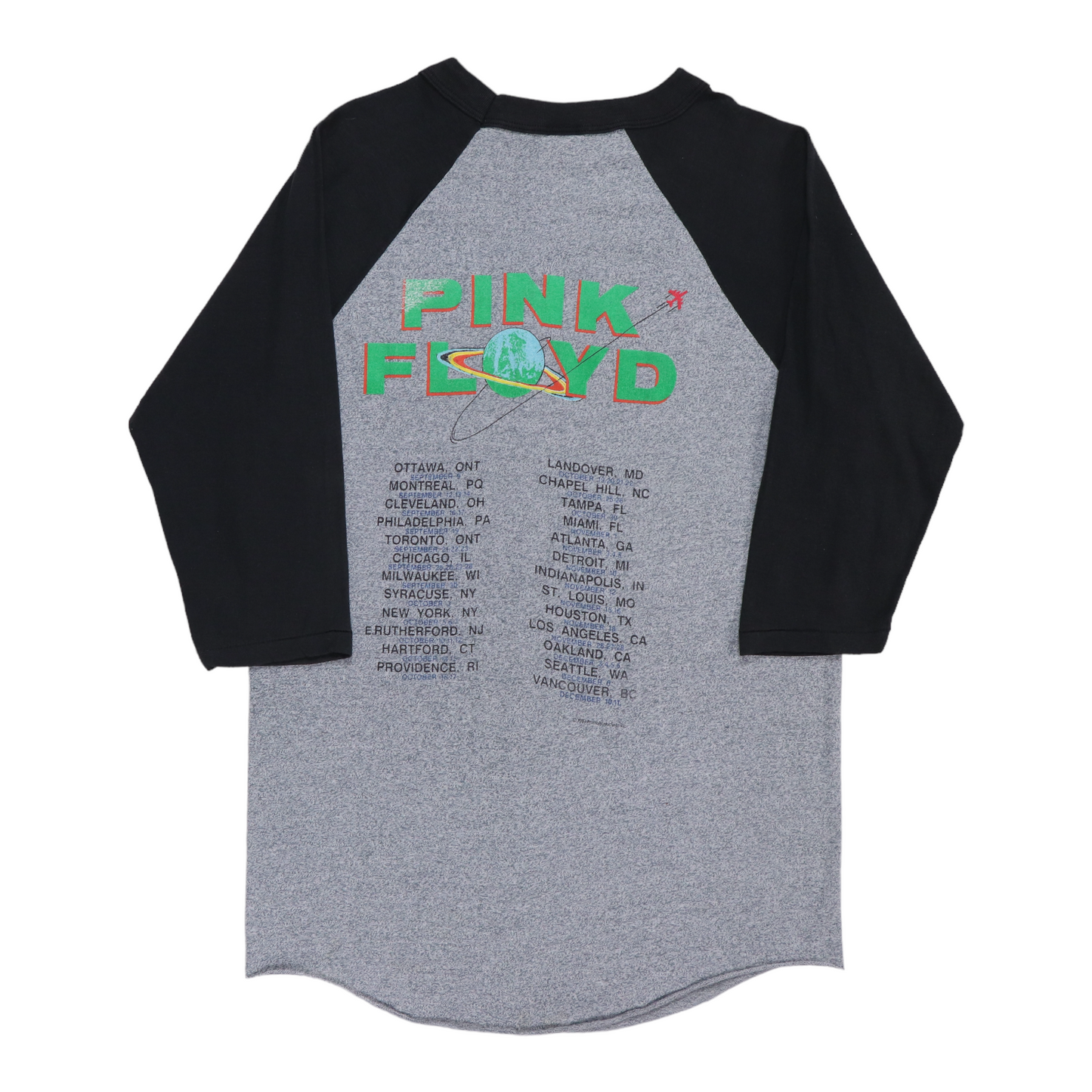 1987 Pink Floyd Momentary Lapse Tour Jersey Shirt