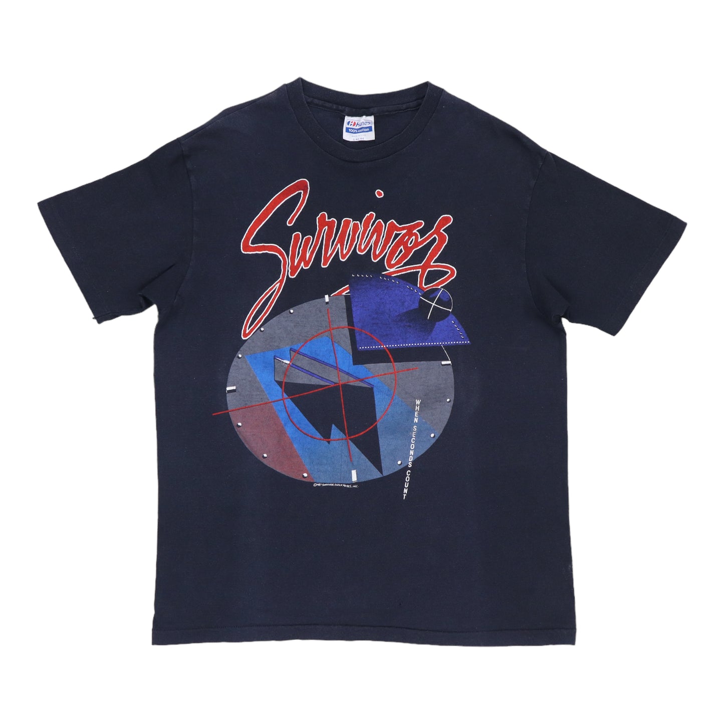 1987 Survivor When Seconds Count Shirt