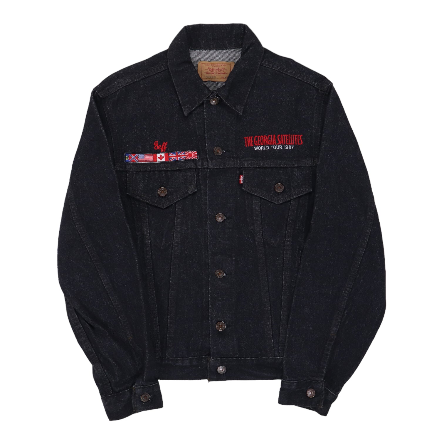 1987 The Georgia Satellites Tour Jacket – WyCo Vintage