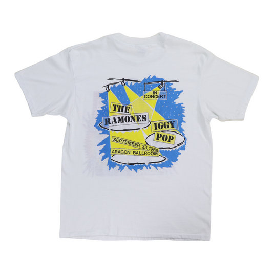 1988 Iggy Pop Ramones Concert Shirt