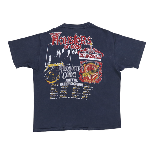 1988 Monsters Of Rock Metal Madness Tour Shirt