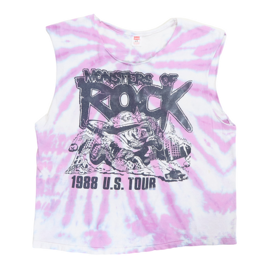 1988 Monsters Of Rock Tour Tie Dye Shirt