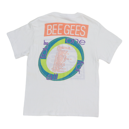 1989 Beegees One For All Tour Shirt