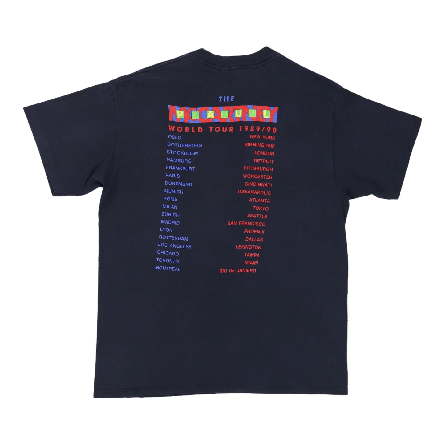 1989 Paul McCartney World Tour Shirt