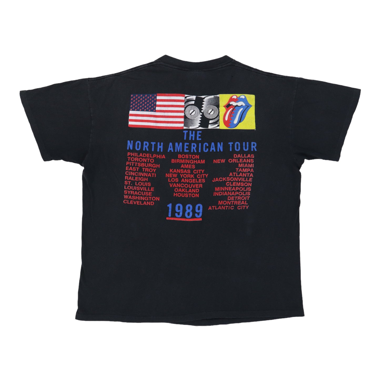 1989 Rolling Stones Steel Wheels Tour Shirt