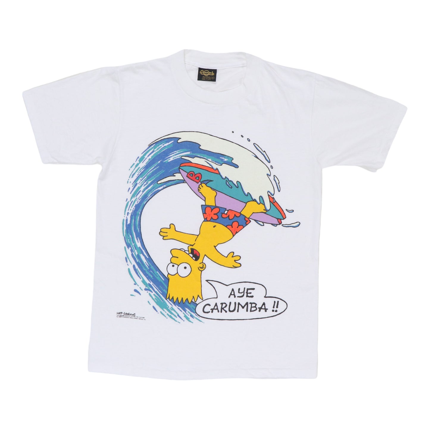 1989 The Simpsons Bart Aye Carumba Shirt