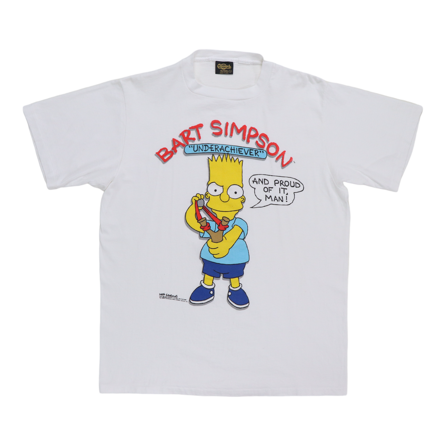 1989 The Simpsons Bart Simpson Underachiever Shirt