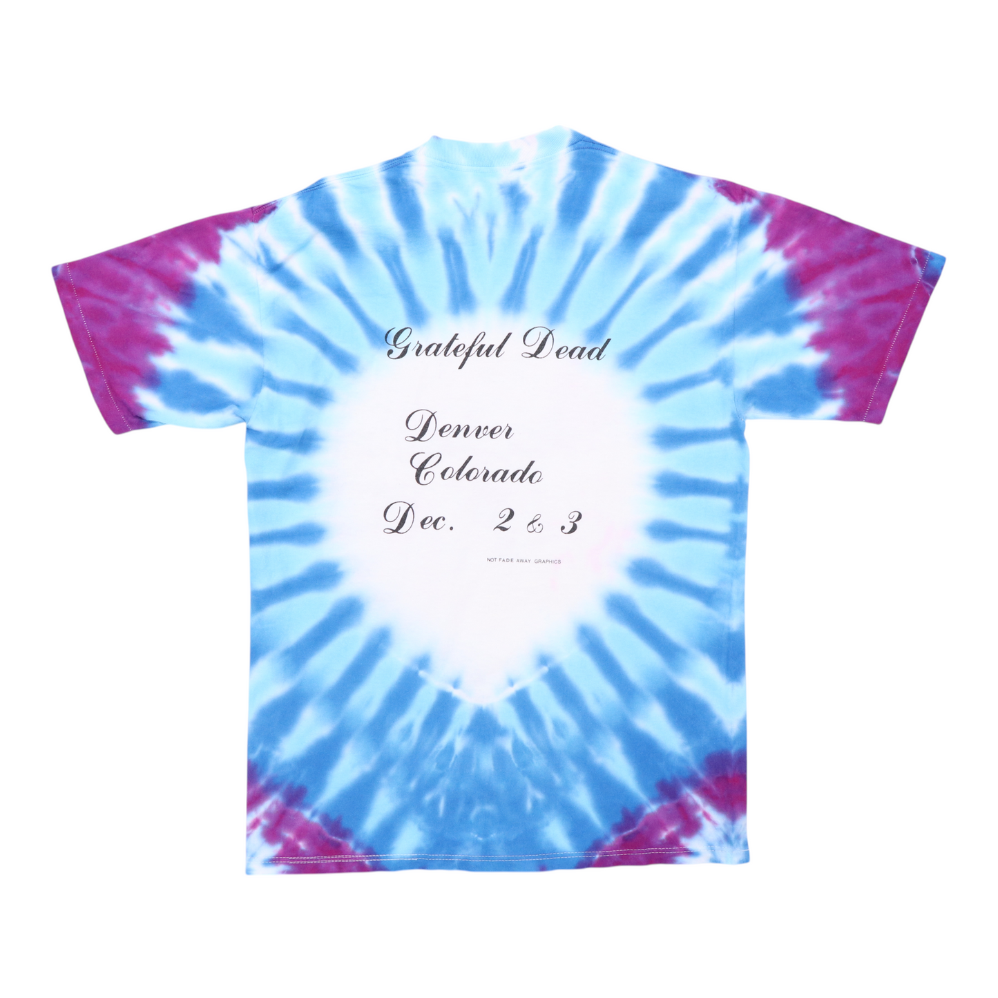 1989 Grateful Dead Denver Tour Tie Dye Shirt