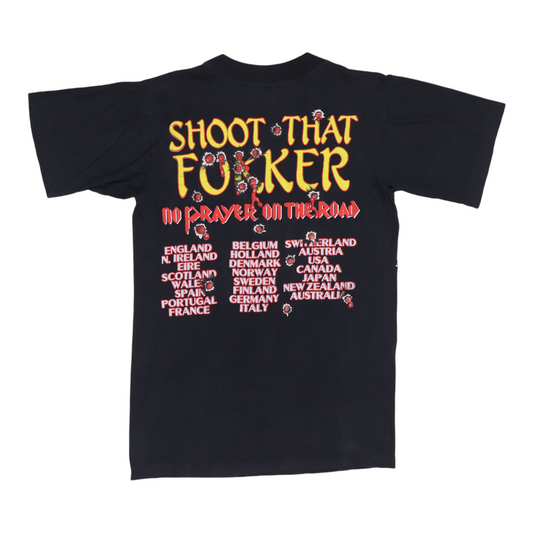 1990 Iron Maiden Shoot The Focker Tour Shirt