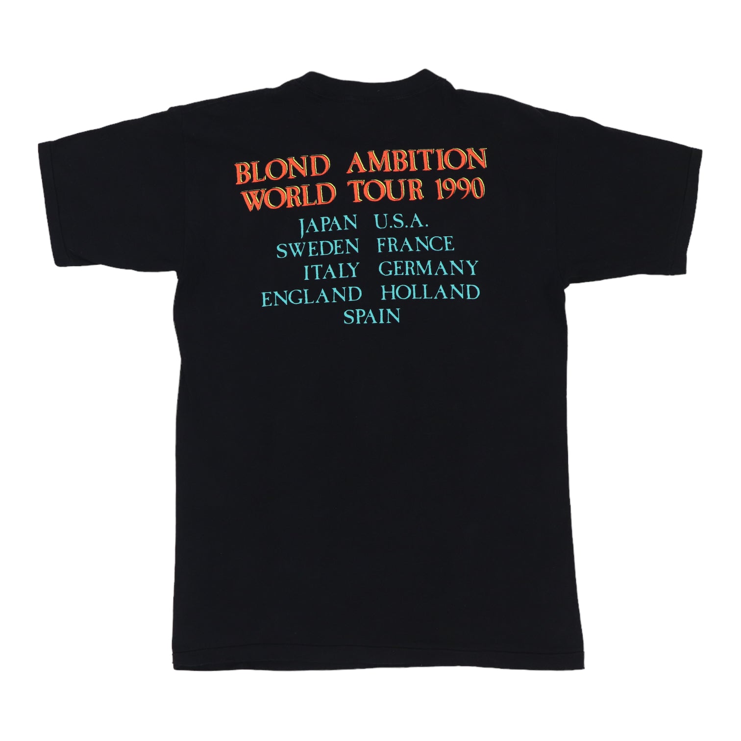 1990 Madonna Blond Ambition Tour Shirt – WyCo Vintage