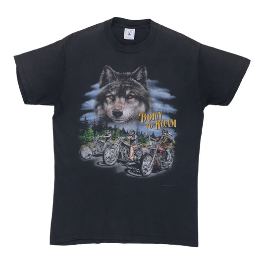 1990s Born To Roam Motorcycle Shirt