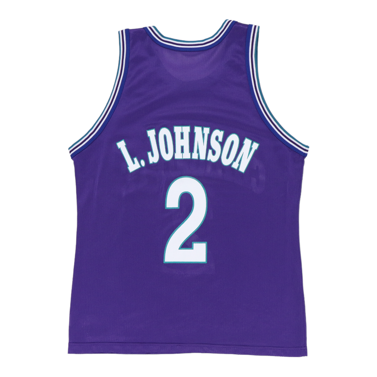 Larry johnson cheap purple hornets jersey