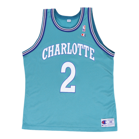 1990s Larry Johnson Charlotte Hornets NBA Jersey