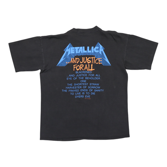 1990s Metallica Damaged Justice Shirt