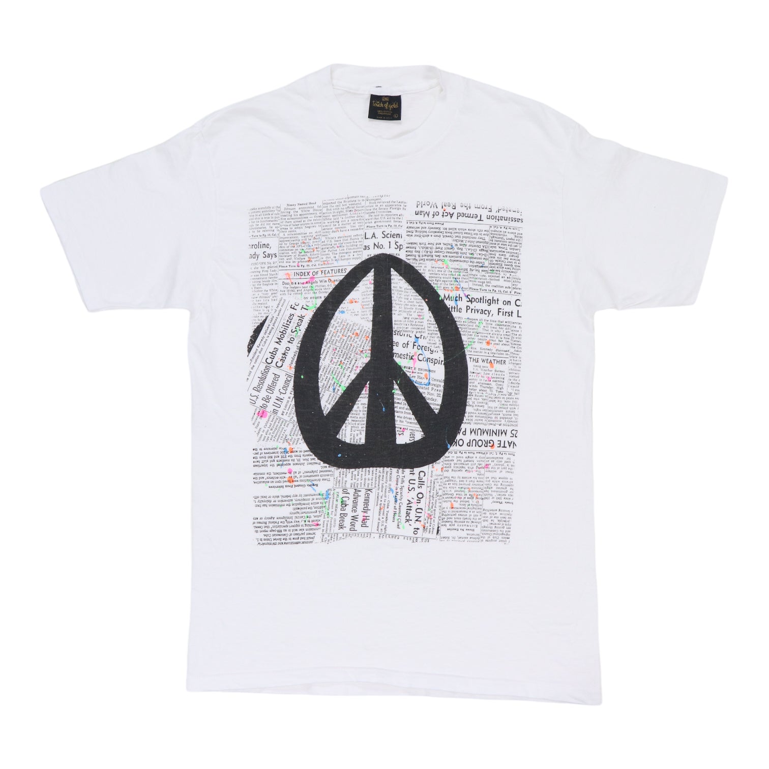 Vintage 1990s Get A high quality Peace Shirt