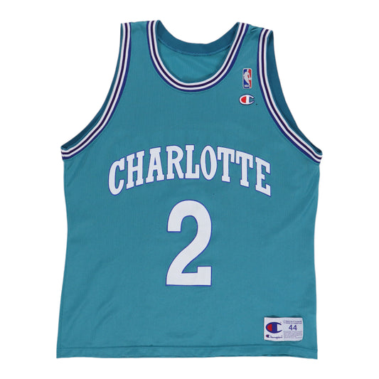 1990s Larry Johnson Charlotte Hornets NBA Basketball Jersey