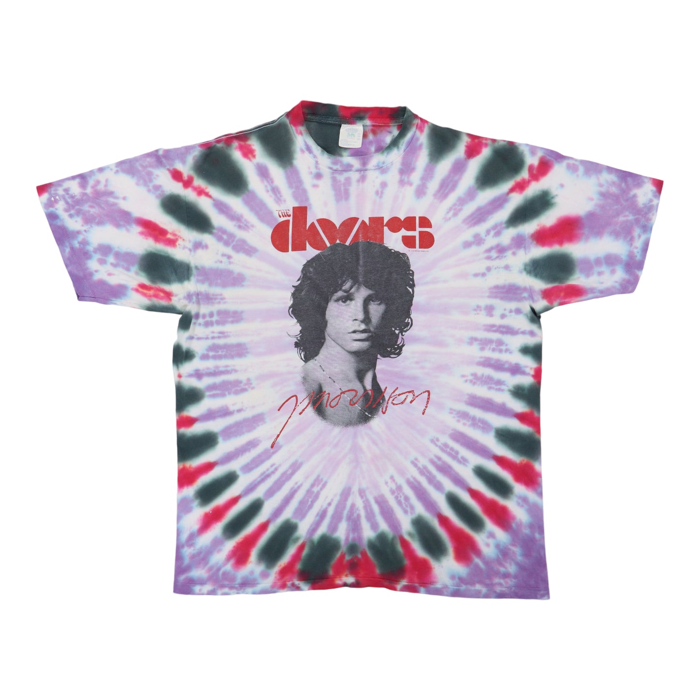 1990s The Doors Jim Morrison Tie Dye Shirt