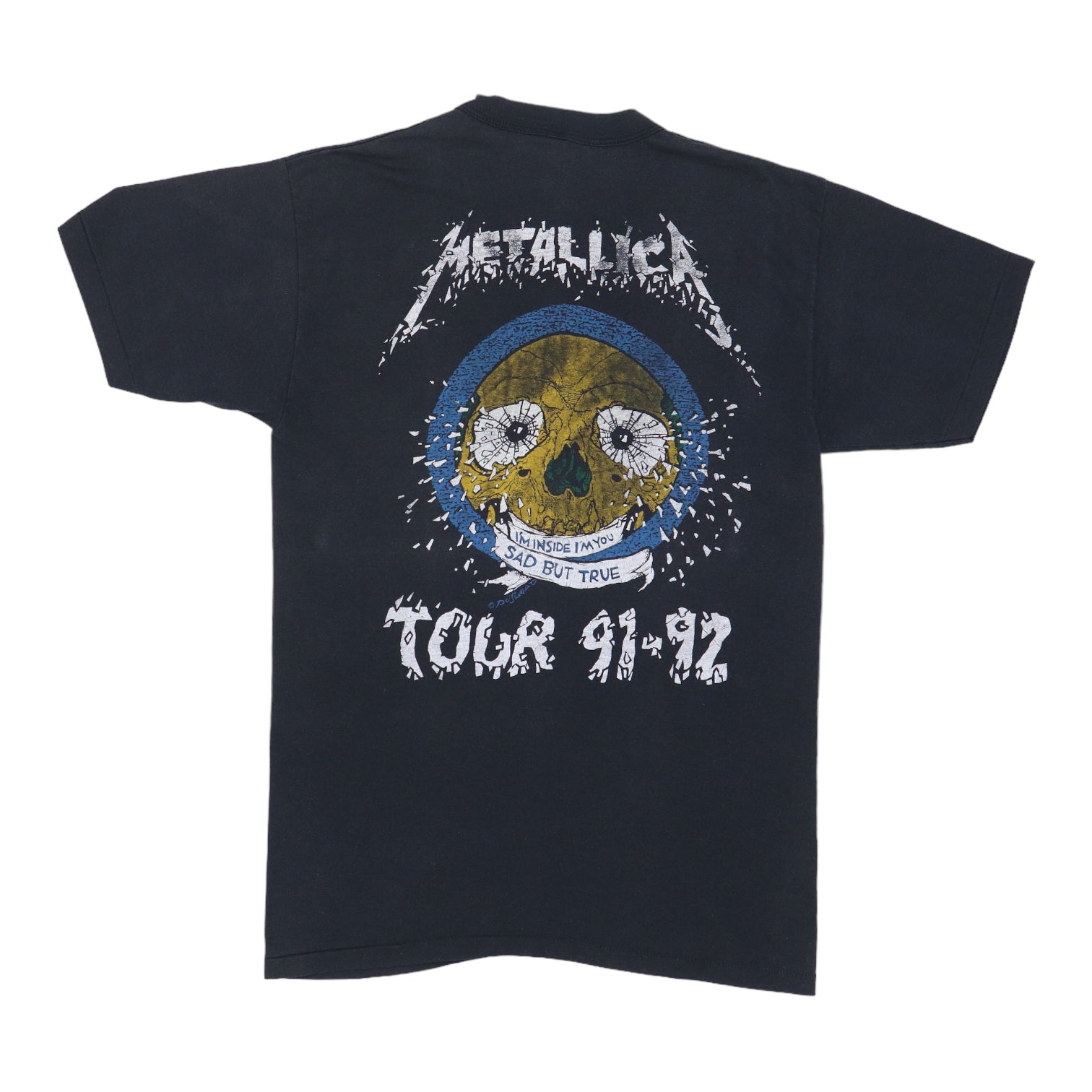 1991 Metallica Sad But True Tour Shirt WyCo Vintage