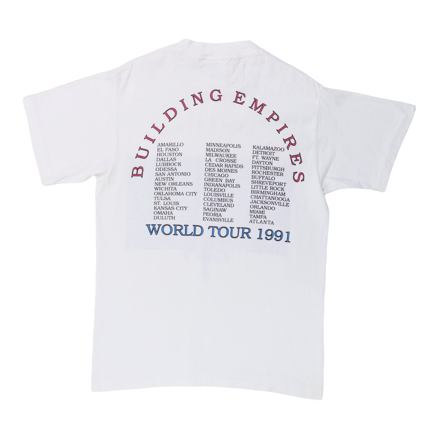 1991 Queensryche Empire World Tour Shirt