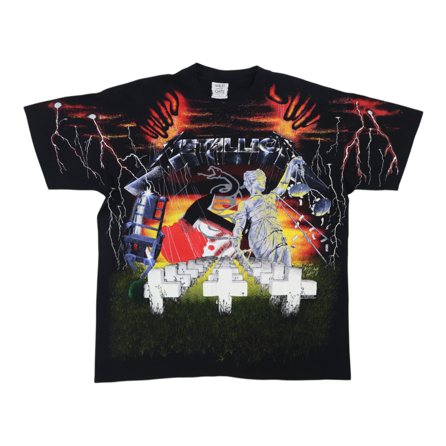 1991 Metallica All Over Print Shirt