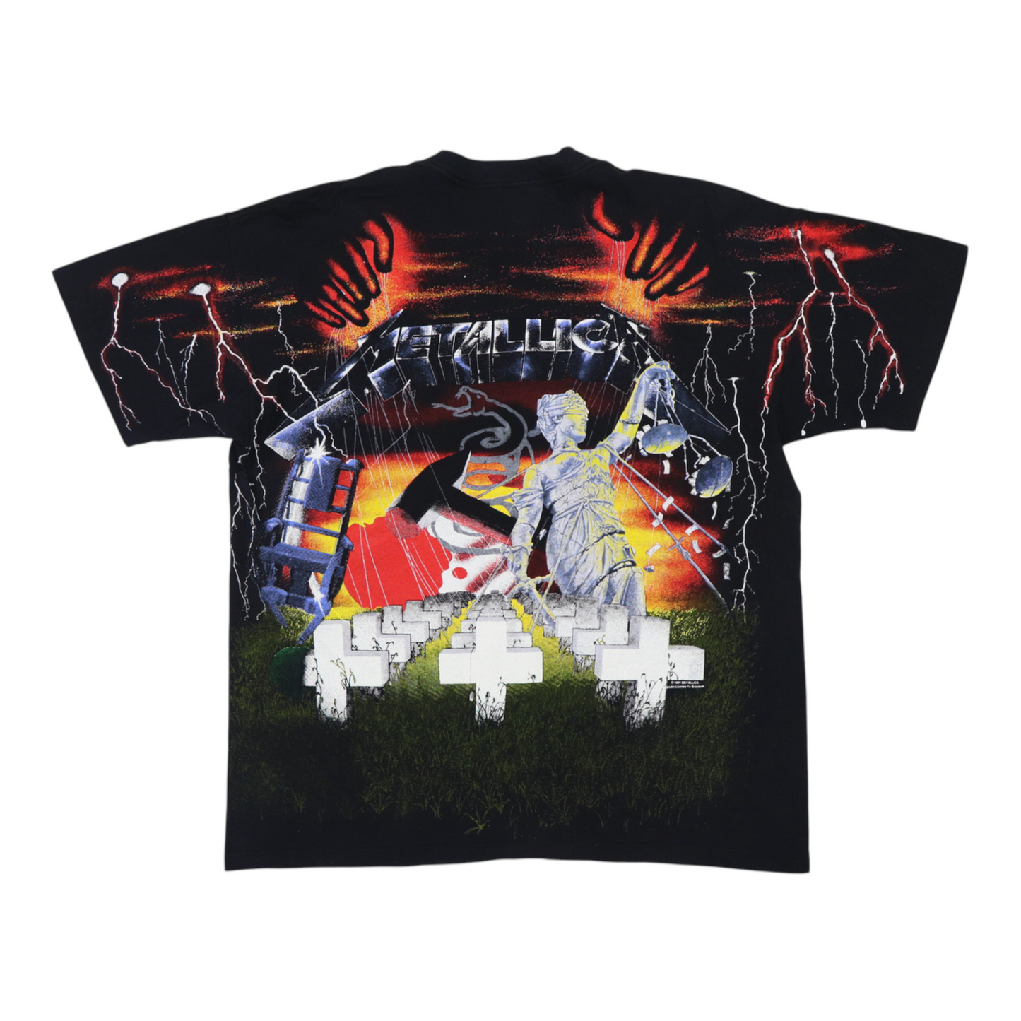 1991 Metallica All Over Print Shirt