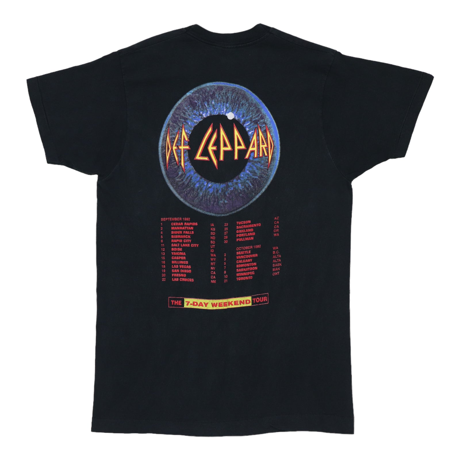 1992 Def Leppard Adrenalize Tour Shirt – WyCo Vintage
