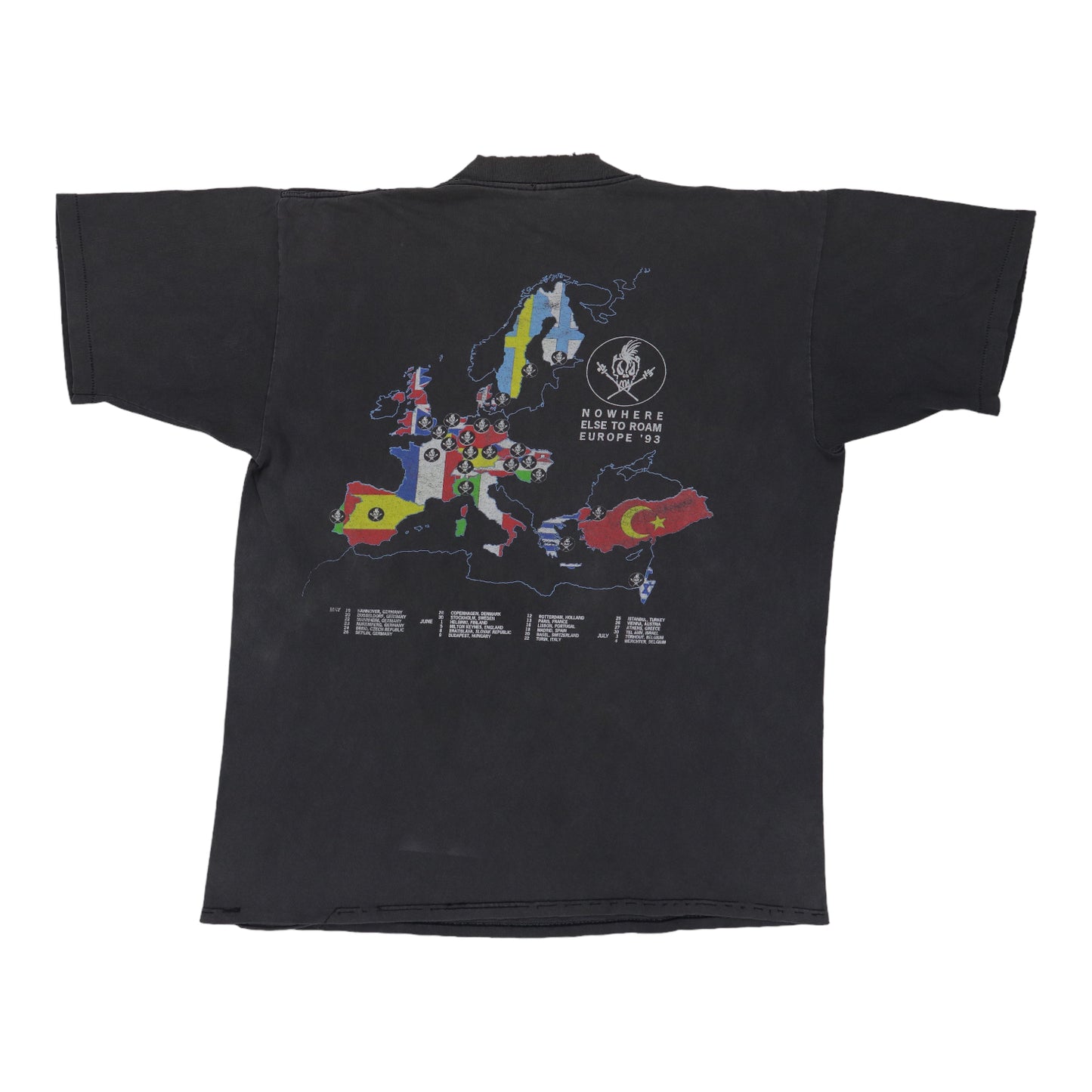 1992 Metallica European Tour Shirt