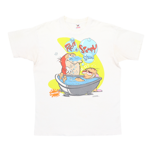 1992 Ren & Stimpy Show Nicktoons MTV Shirt