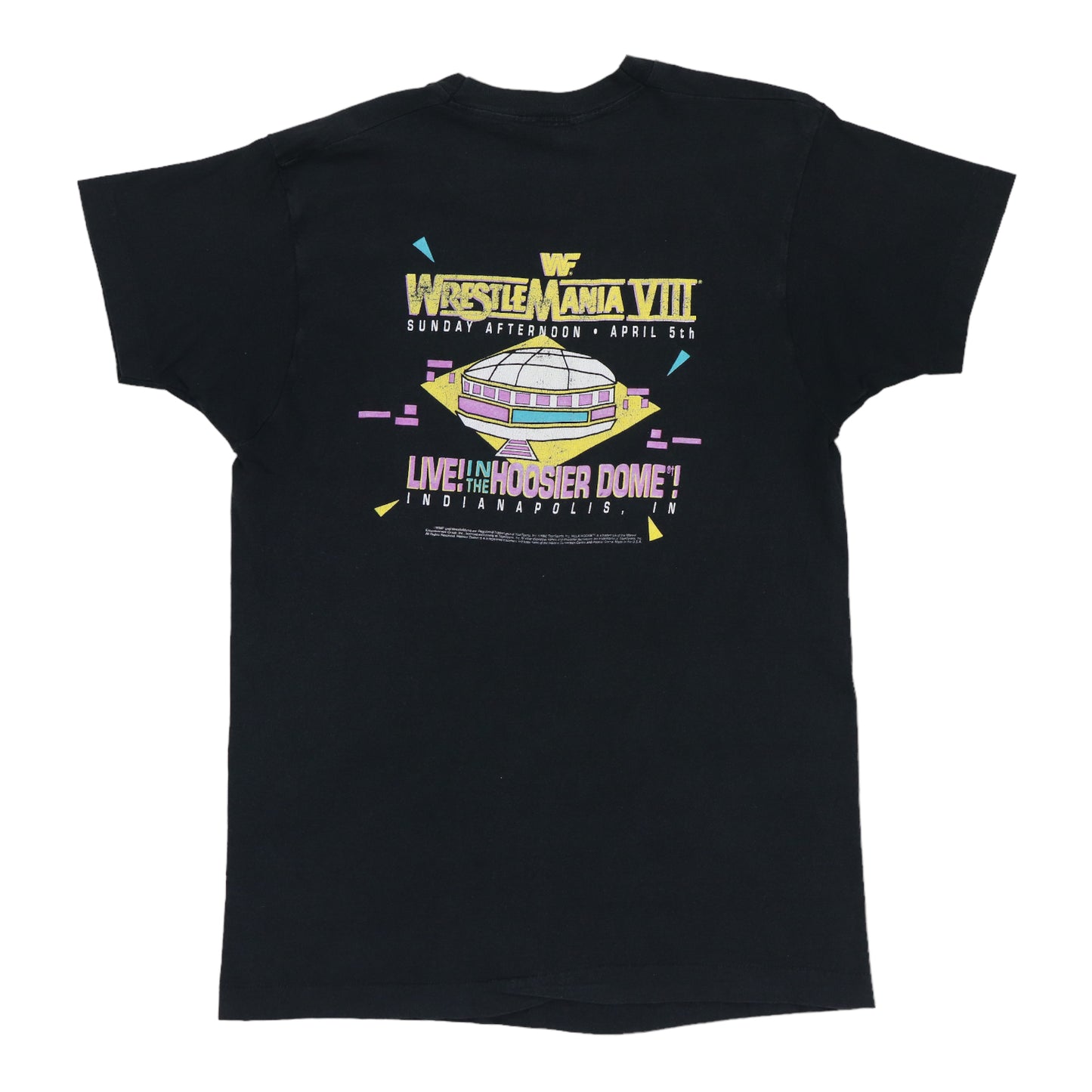 1992 Wrestlemania VIII WWF Shirt