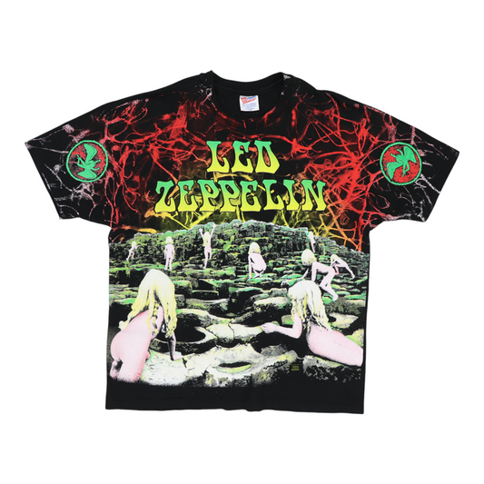 1992 Led Zeppelin Houses Of The Holy All Over Print Shirt