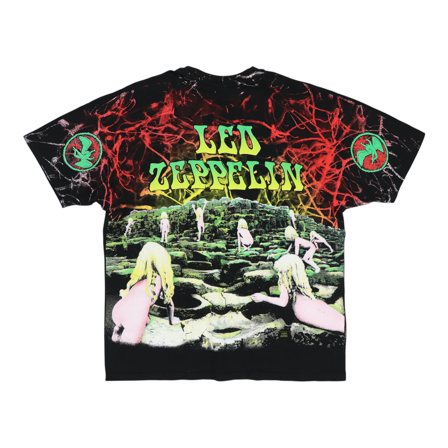 1992 Led Zeppelin Houses Of The Holy All Over Print Shirt