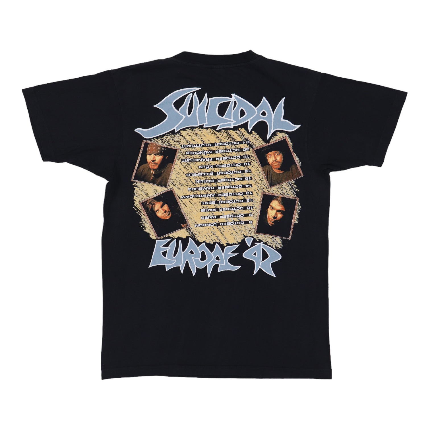 1992 Suicidal Tendencies European Tour Shirt