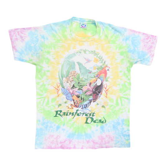 1993 Grateful Dead Rainforest Dead Tie Dye Shirt