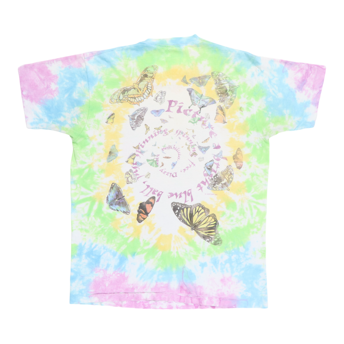 1993 Grateful Dead Rainforest Dead Tie Dye Shirt