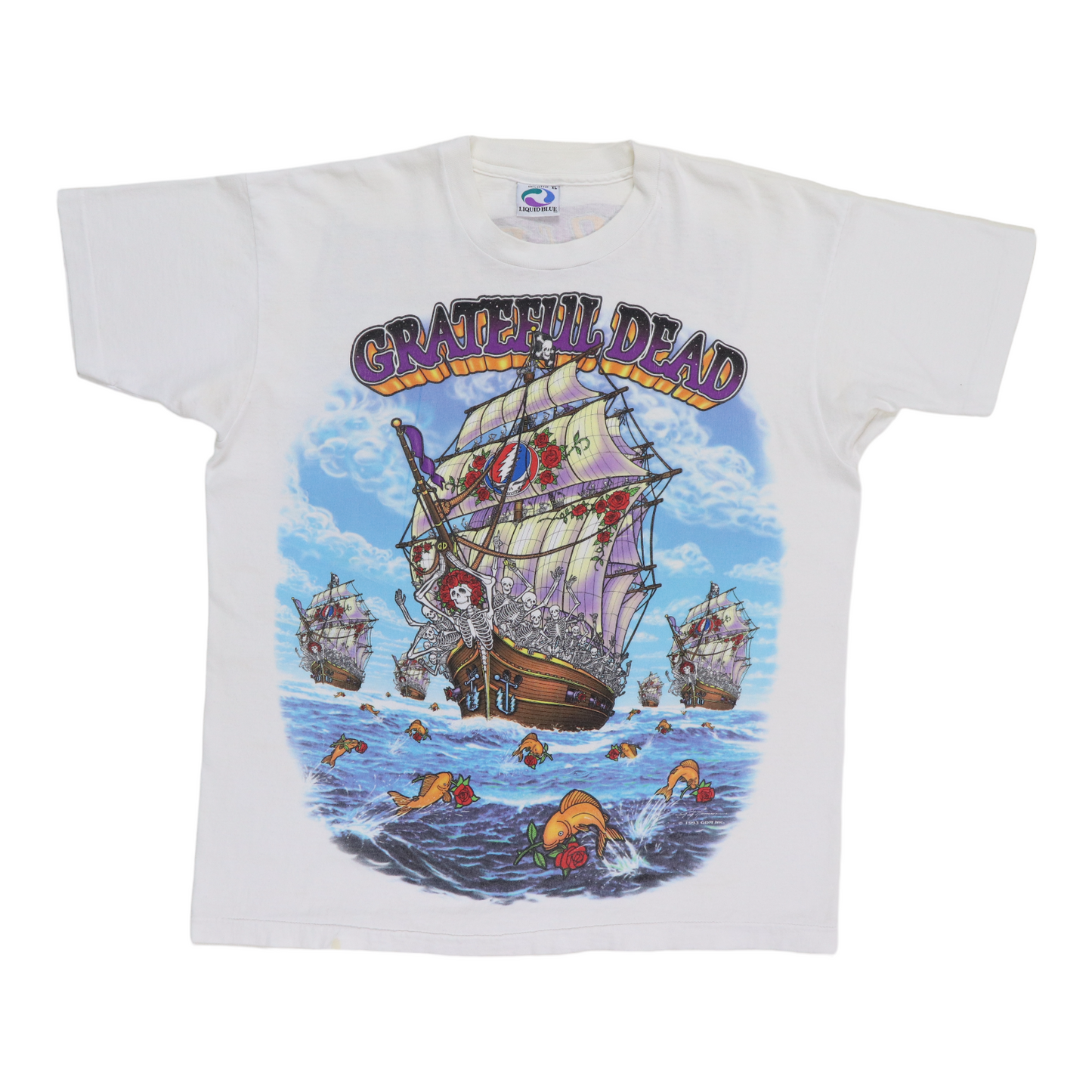 1993 Grateful Dead Ship Of Fools Shirt