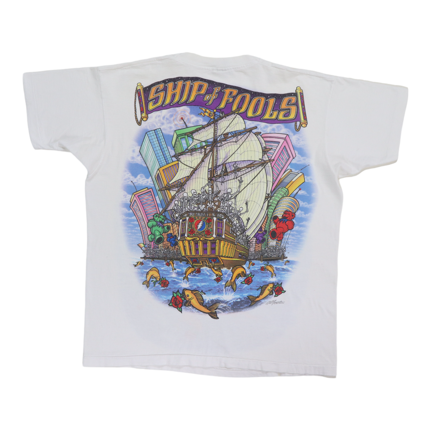 1993 Grateful Dead Ship Of Fools Shirt