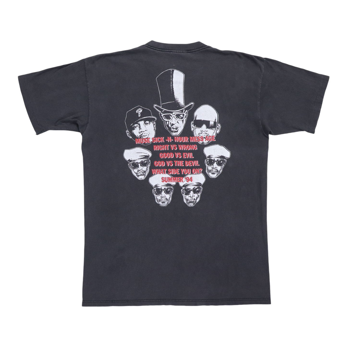 1994 Public Enemy Muse Sick-N-Hour Mess Age Shirt