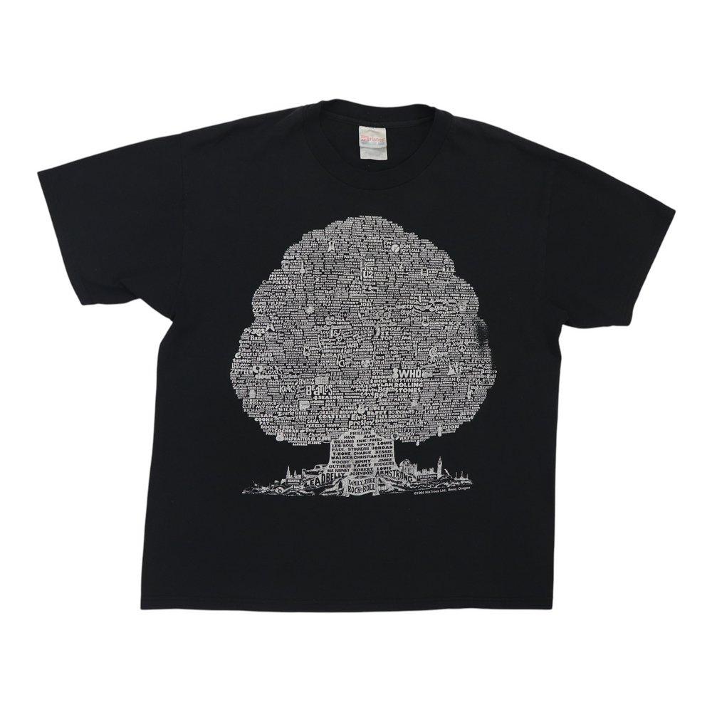 1994 Rock & Roll Family Tree Shirt