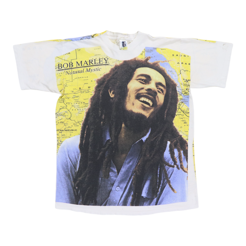 1995 Bob Marley Natural Mystic All Over Print Shirt