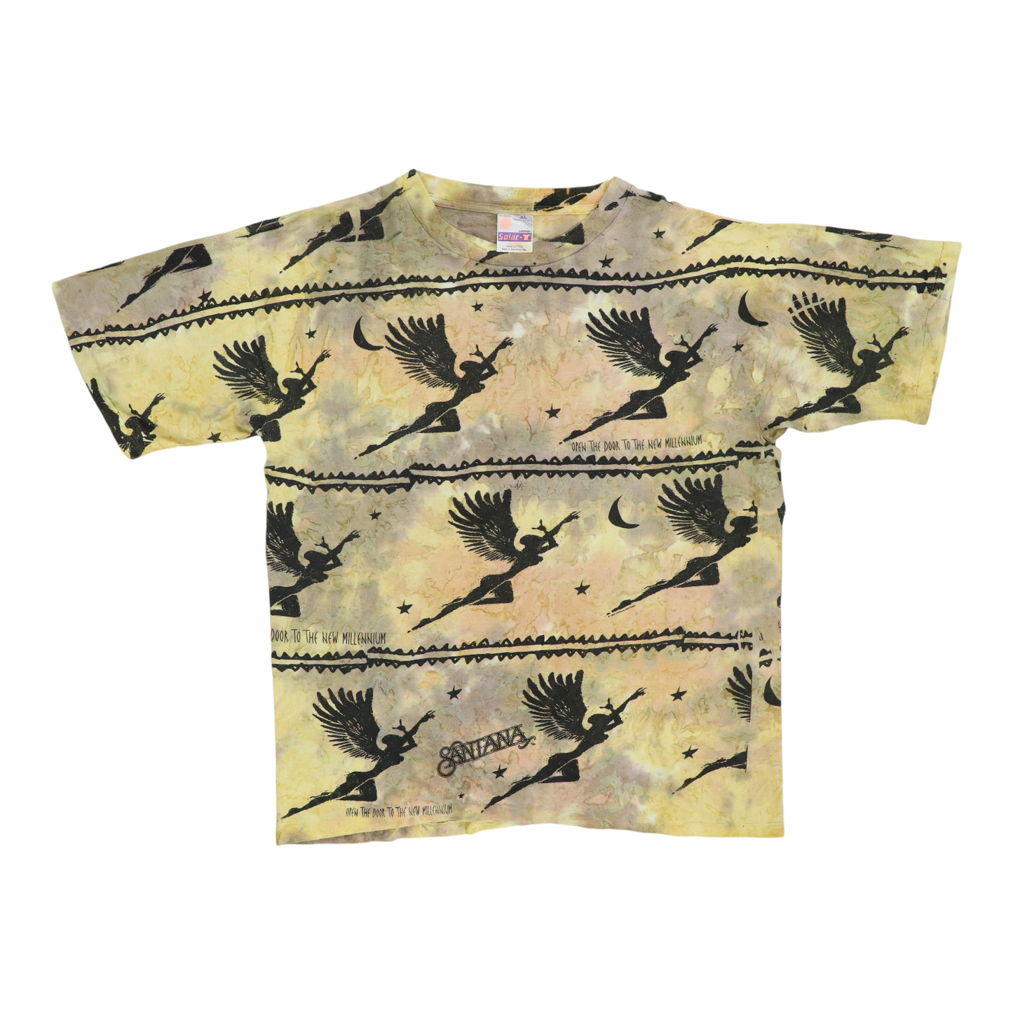 1995 Carlos Santana All Over Print Shirt