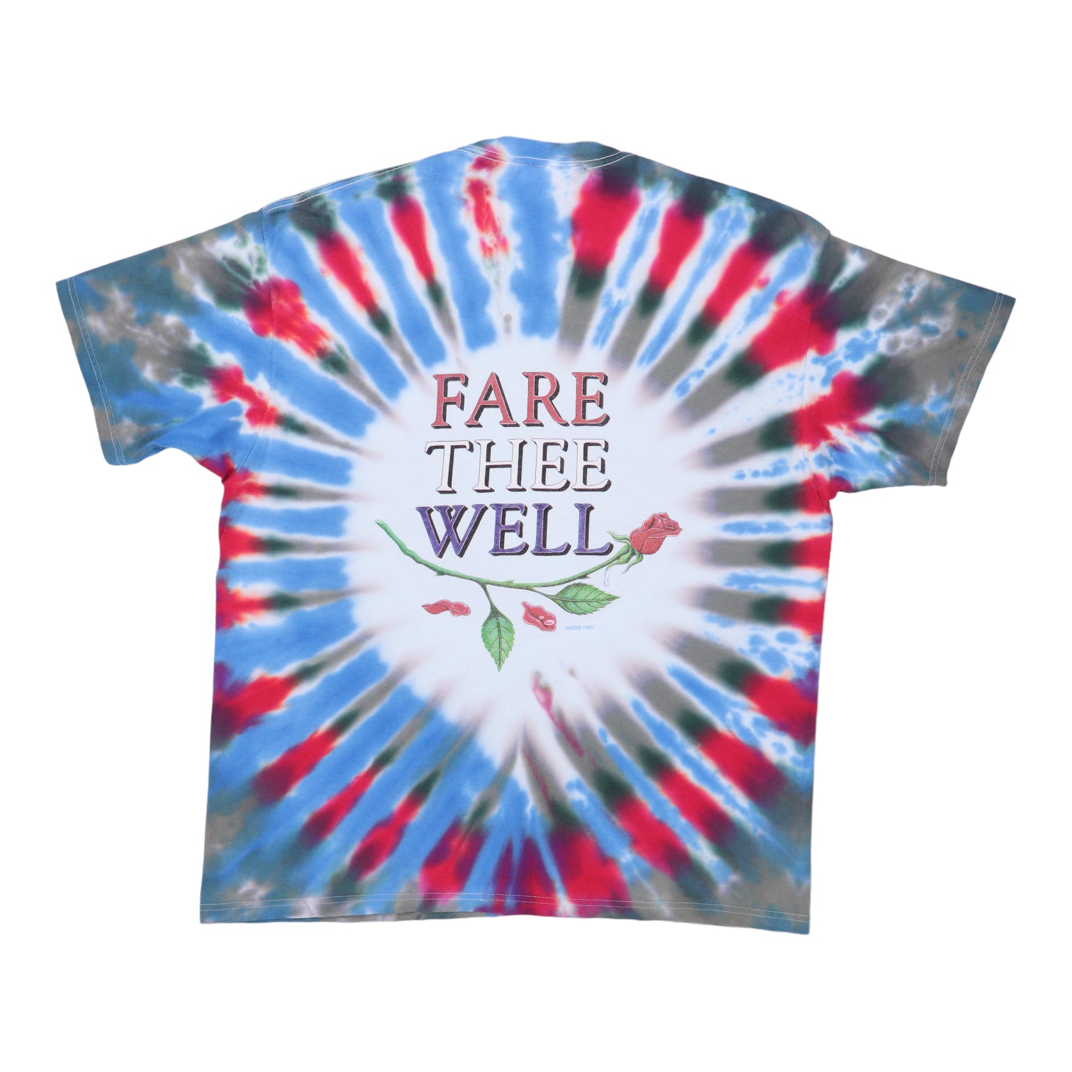 1995 Grateful Dead Fare Thee Well Tie Dye Shirt