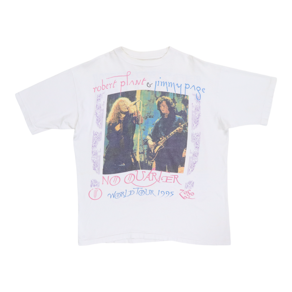 1995 Jimmy Page Robert Plant No Quarter World Tour Shirt