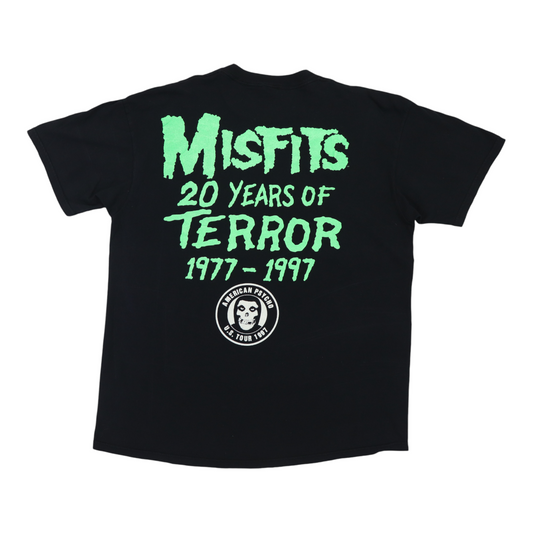 1997 Misfits 20 Years Of Terror Tour Shirt