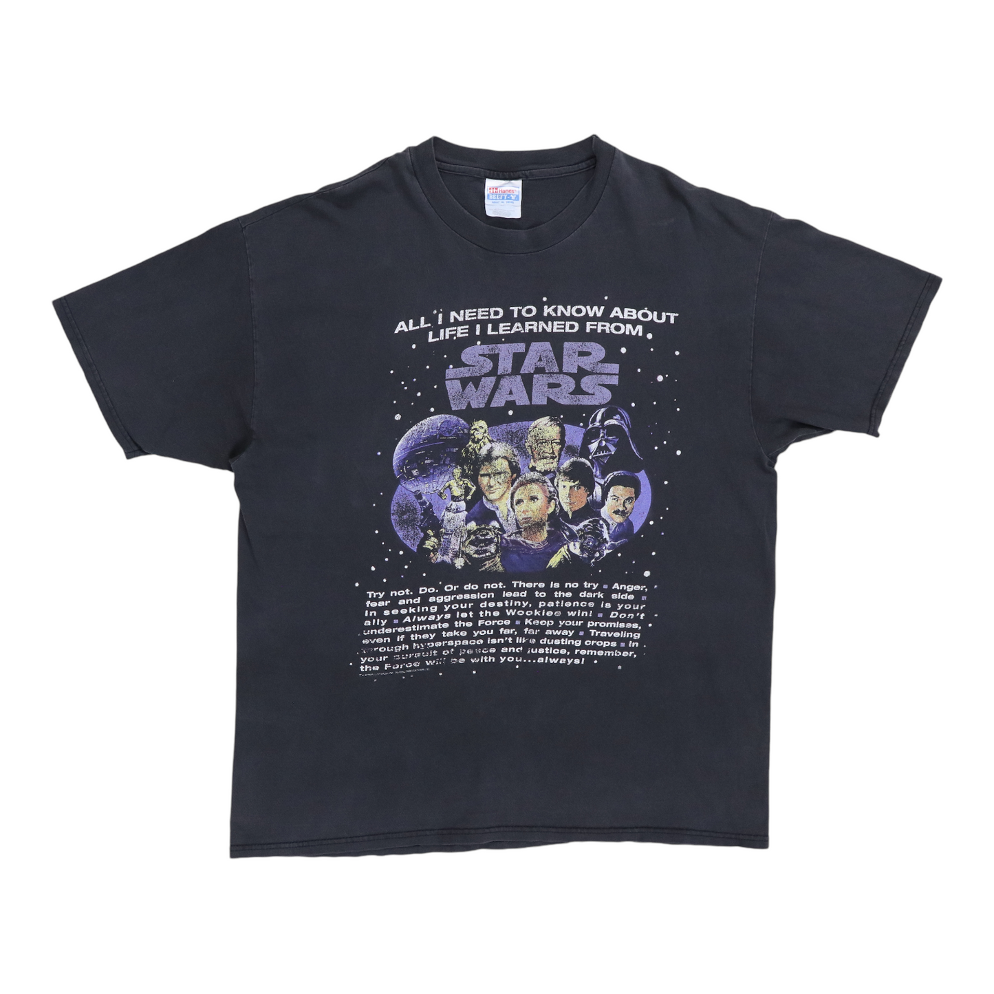 1998 All I Need To Know Star Wars Shirt